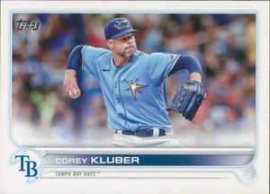 2022 Topps Update #US37 Corey Kluber NM-MT Tampa Bay Rays 