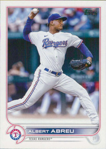 2022 Topps Update #US101 Albert Abreu NM-MT Texas Rangers 