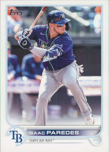 2022 Topps Update #US123 Isaac Paredes NM-MT Tampa Bay Rays 