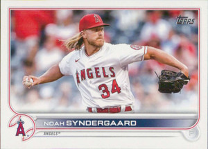 2022 Topps Update #US128 Noah Syndergaard NM-MT Los Angeles Angels 