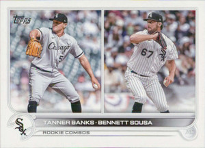2022 Topps Update #US146 Bennett Sousa/Tanner Banks NM-MT RC Rookie Chicago White Sox 