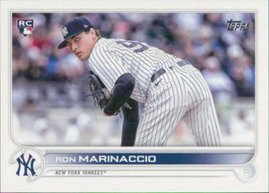 SOLD 164311 2022 Topps Update #US165 Ron Marinaccio NM-MT RC Rookie New York Yankees 