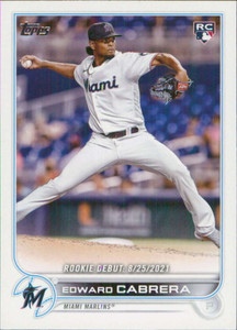 2022 Topps Update #US231 Edward Cabrera NM-MT Miami Marlins 