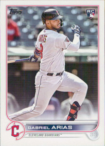 2022 Topps Update #US248 Gabriel Arias NM-MT RC Rookie Cleveland Guardians 
