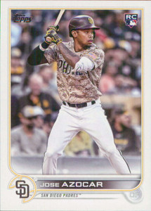 2022 Topps Update #US280 Jose Azocar NM-MT RC Rookie San Diego Padres 