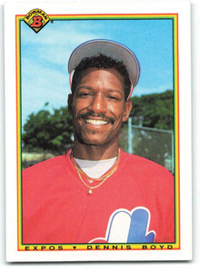 1990 Bowman #102 Oil Can Boyd VG Montreal Expos 