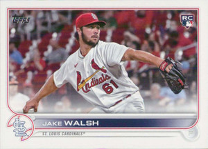 2022 Topps Update #US306 Jake Walsh NM-MT RC Rookie St. Louis Cardinals 