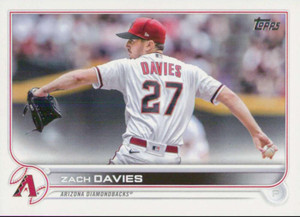 2022 Topps Update #US307 Zach Davies NM-MT Arizona Diamondbacks 
