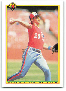 1990 Bowman #114 Tim Wallach VG Montreal Expos 