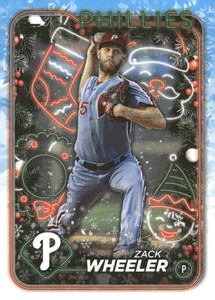 2024 Topps Holiday #H6 Zack Wheeler NM-MT  Philadelphia Phillies 
