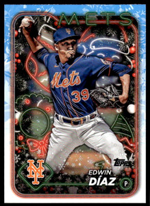 2024 Topps Holiday #H19 Edwin Diaz NM-MT  New York Mets 