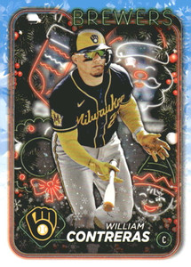 2024 Topps Holiday #H22 William Contreras NM-MT  Milwaukee Brewers 