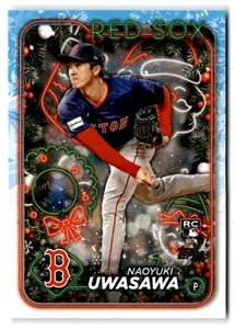 2024 Topps Holiday #H37 Naoyuki Uwasawa NM-MT  RC Rookie Boston Red Sox 