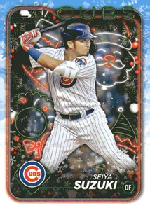 2024 Topps Holiday #H78 Seiya Suzuki NM-MT  Chicago Cubs 