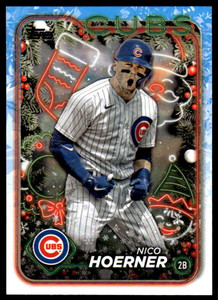 2024 Topps Holiday #H123 Nico Hoerner NM-MT  Chicago Cubs 