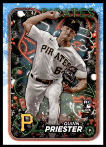2024 Topps Holiday #H145 Quinn Priester NM-MT  RC Rookie Pittsburgh Pirates 
