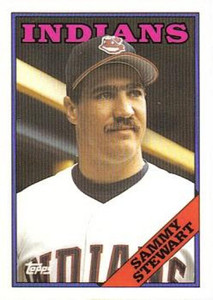 1988 Topps #701 Sammy Stewart NM-MT Cleveland Indians 
