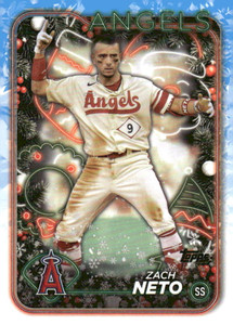 2024 Topps Holiday #H157 Zach Neto NM-MT  Los Angeles Angels 