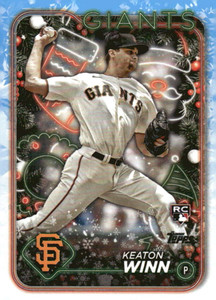 2024 Topps Holiday #H164 Keaton Winn NM-MT  RC Rookie San Francisco Giants 