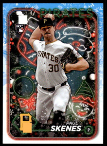 2024 Topps Holiday #H165 Paul Skenes NM-MT  RC Rookie Pittsburgh Pirates 