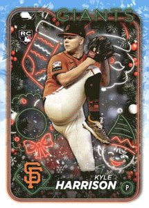 2024 Topps Holiday #H175 Kyle Harrison NM-MT  RC Rookie San Francisco Giants 