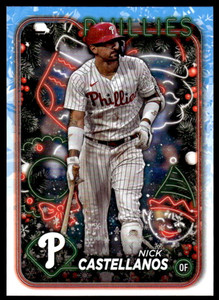 2024 Topps Holiday #H195 Nick Castellanos NM-MT  Philadelphia Phillies 