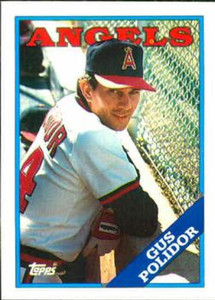1988 Topps #708 Gus Polidor NM-MT California Angels 