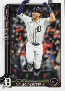 SOLD 163596 2025 Topps #560 Zach McKinstry NM-MT  Detroit Tigers 
