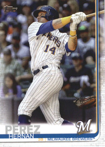 2019 Topps #617 Hernan Perez NM-MT Milwaukee Brewers 