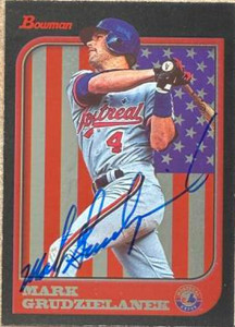 Mark Grudzielanek Autographed 1997 Bowman - International #267 