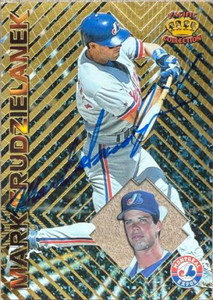 Mark Grudzielanek Autographed 1997 Pacific Prism Invincible #118 