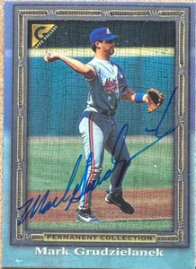 Mark Grudzielanek Autographed 1998 Topps Gallery #43