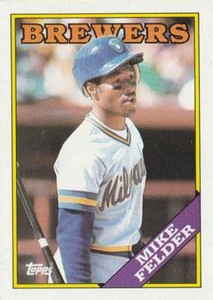 1988 Topps #718 Mike Felder NM-MT Milwaukee Brewers 