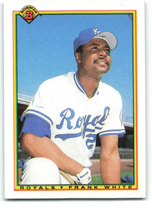 1990 Bowman #371 Frank White VG Kansas City Royals 