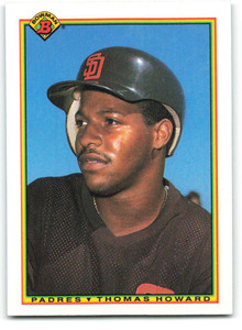 1990 Bowman #212 Thomas Howard VG San Diego Padres 