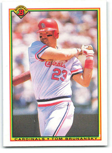 1990 Bowman #202 Tom Brunansky VG St. Louis Cardinals 