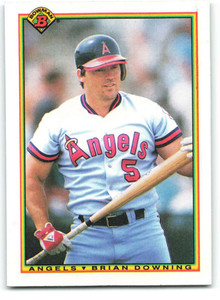 1990 Bowman #294 Brian Downing VG California Angels 