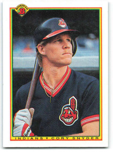 1990 Bowman #336 Cory Snyder VG Cleveland Indians 