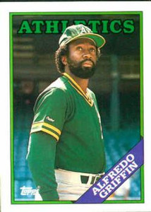 1988 Topps #726 Alfredo Griffin NM-MT Oakland Athletics 
