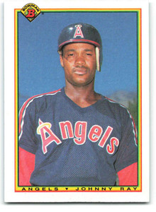 1990 Bowman #302 Johnny Ray VG California Angels 
