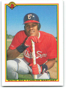 1990 Bowman #322 Carlos Martinez VG Chicago White Sox 