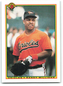 1990 Bowman #257 Randy Milligan VG Baltimore Orioles 