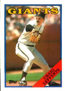 1988 Topps #734 Craig Lefferts NM-MT San Francisco Giants 