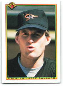 1990 Bowman #244 Jeff Ballard VG Baltimore Orioles 