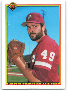 1990 Bowman #149 Jeff Parrett VG Philadelphia Phillies 
