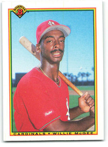 1990 Bowman #194 Willie McGee VG St. Louis Cardinals 