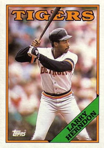 1988 Topps #743 Larry Herndon NM-MT Detroit Tigers 