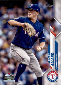 2020 Topps #639 Kolby Allard NM-MT Texas Rangers 