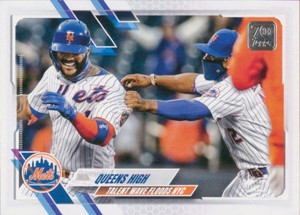 2021 Topps Update #US39 Francisco Lindor/Jonathan Villar NM-MT  New York Mets 