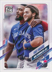2021 Topps Update #US48 Marcus Semien/Bo Bichette NM-MT  Toronto Blue Jays 